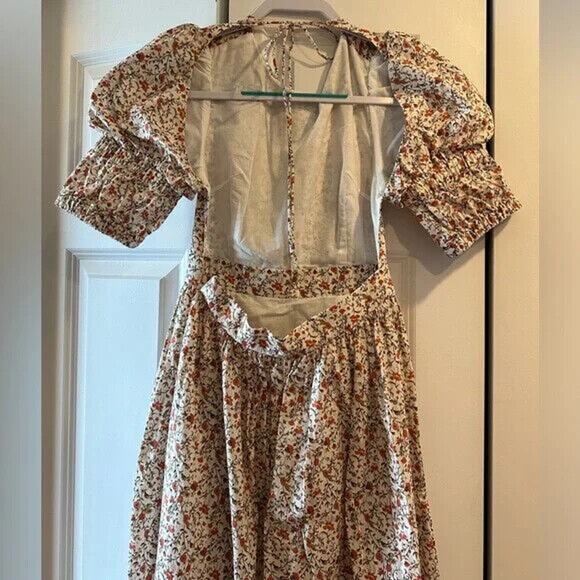 Few Moda Hayden Maxi Dress - S - Orange Floral - Picture 3 of 7